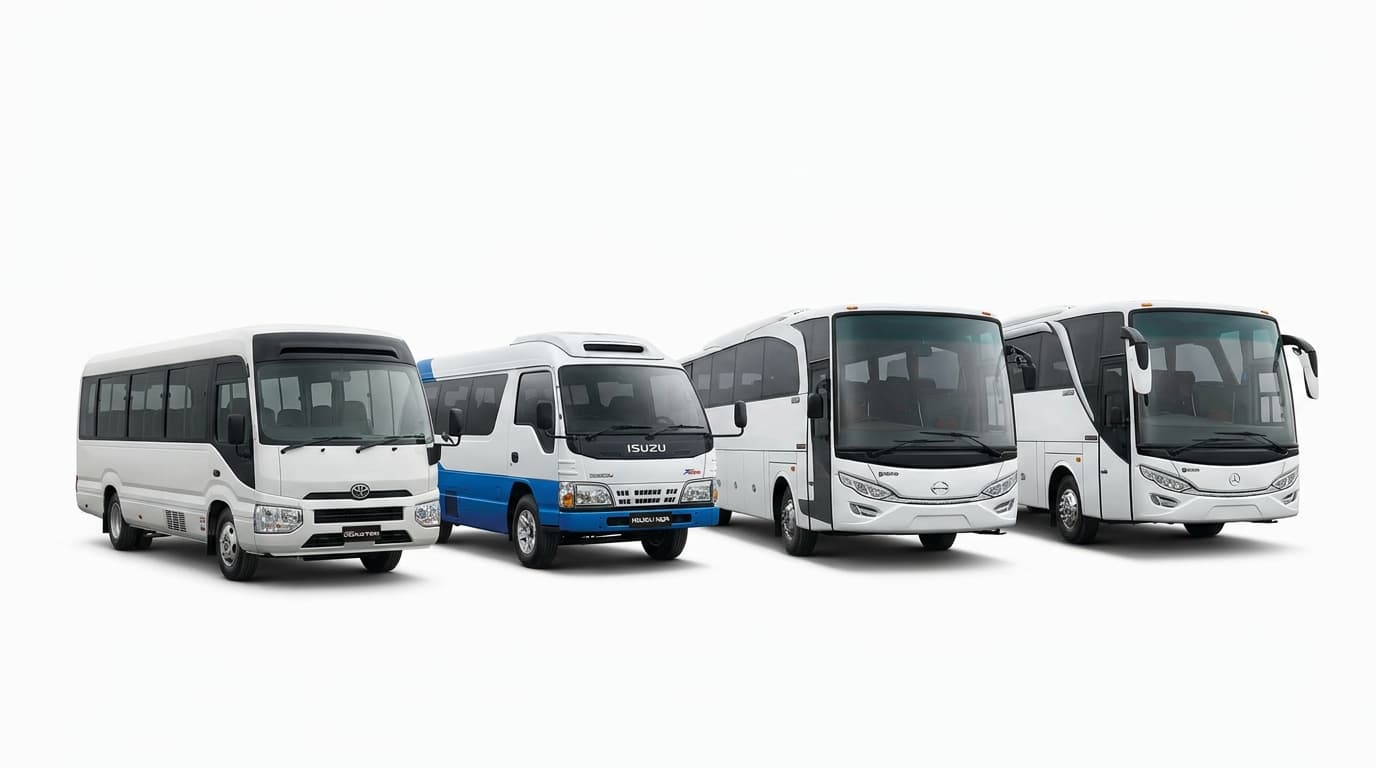 Contoh minibus dan van untuk armada operasional