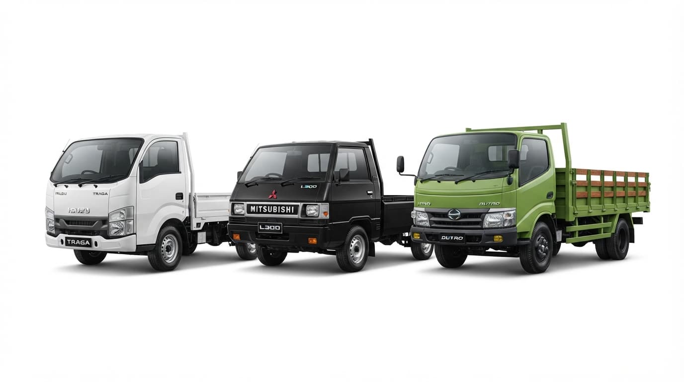 Contoh truk sedang untuk kebutuhan niaga